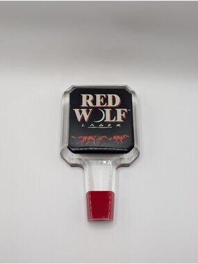 Red Wolf Lager Beer Tap Handle Bar Kegerator Draft Dispenser BRAND NEW